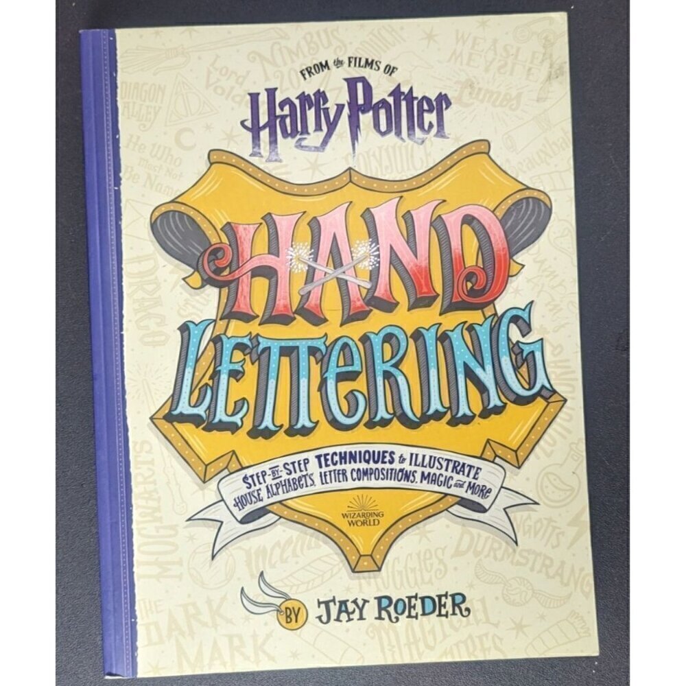 Harry Potter Hand Lettering - by Jay Roeder (Paperback)